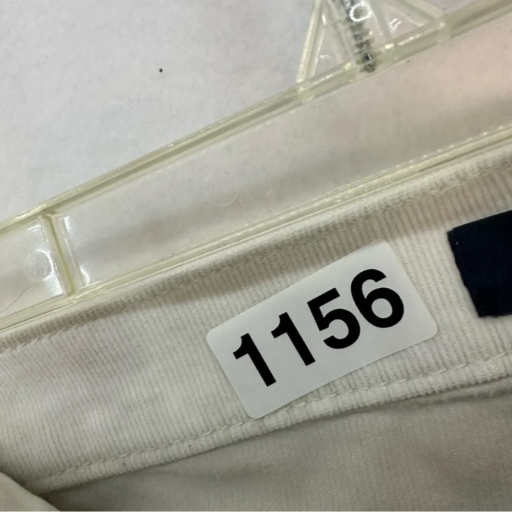 J.Crew Corduroy Straight Pants‎ Womens 31 White